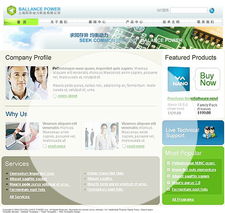 科技公司网站设计 融合前沿科技与电脑图文设计的视觉艺术